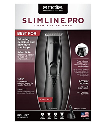 Andis 32655 Slim Line Pro Cordless Trimmer with Blade Brush
