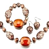 Pugster Bracelet Earrings Set Pendant Necklace