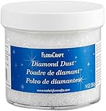 FloraCraft Diamond Dust Glitter Plastic Jar, 6-Ounce