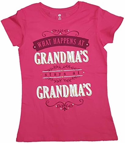 Mother's Day What Happens At Grandma's Stays At Grandma's Graphic T-Shirt - Large