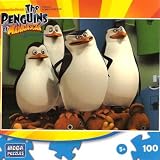 The Penguins of Madagascar: Plush Penguins 100 Piece Puzzle