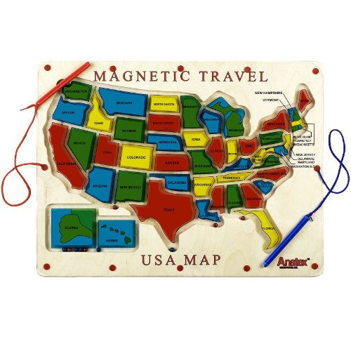 Anatex Magnetic Travel USA Map