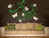 IMAGE OF Best Quality Vinyl Wall Sticker Decals - Sky Bough ( Size: 47in x 35in - Color: white ) - No: 2213