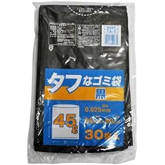 タフなゴミ袋 黒 45L 30枚入 TA-3