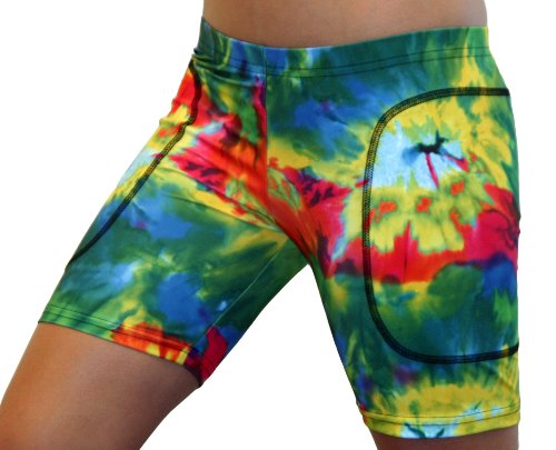 Tie Dye Blast Softball Sliding Shorts