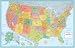 M Series United States Laminated 32x21 (M Series U.S.A. Wall Maps)