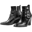 Icon Hella Women's Leather Sportsbike Motorcycle Boots - Black