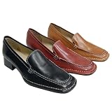 Rene by Ara Italian Made Women's Accented Stitch Loafers