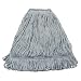 Wilen A05112, Bulldog Cotton/Synthetic Blend Looped End Wet Mop, Medium, 1-1/4" Tape Band, Blue (Case of 12)