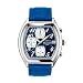 J.Springs Unisex Chronograph Blue Leather Strap Watch - BFD030