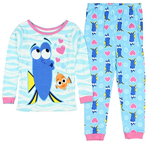 Disney Pixar Finding Dory Little Girls' Toddler 2 Piece Pajama Set