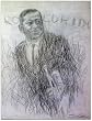 Roy Eldridge, Original 1968 Charcoal Drawing By Carmel Artist Victor Di Gesu (1914-1988) - Framed Artwork