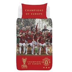 Official Manchester United Champions League-Sieger Bettw�sche 140x200 75x50 NEU OVP Bettgarnitur