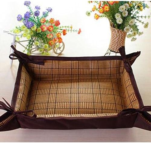 Summer Foldable Dog Cat Pet Cooling Pad Mat Cool Sleeping Bamboo Cushion Bed for Pets