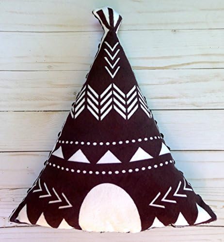 Minky Teepee Pillow - Decorative Nursery Pillow - Tribal Pillow - Tribal nursery decor - Nursery decor pillow - minky pillow - boho decor