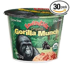Envirokidz Organic Gorilla Munch, 1.30-Ounce Cup (Pack of 30)