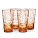 Apricot Sunburst Cooler - Set of 4