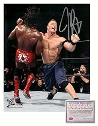 John Cena WWE Hand Signed 8x10 Photograph Clothesline