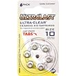 Ultra-Clear Hearing Aid Batteries - Size 10