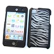 Apple iPod Touch 4th Generation Snap On Protector Hard Case "Zebra Pattern" Design