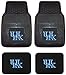 UK University of Kentucky Wildcats Front & Rear Car Truck SUV Vinyl Car Floor Mats - 4PC