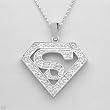 Necklace With 1.20ctw Genuine Topazes 925 Sterling silver. Total item weight 10.0g Length 18in
