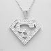 Necklace With 1.20ctw Genuine Topazes 925 Sterling silver. Total item weight 10.0g Length 18in