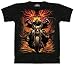 Grim Rider T-Shirt 100% Cotton Short Sleeve Motorcycle Shirt for Teens and Adults