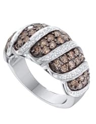 1.48CTW COGNAC DIAMOND FASHION BAND