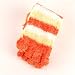 Fuzzy Socks | Toe Socks - UB Ultra Soft Fuzzy Toe Sock Orange / Yellow / White