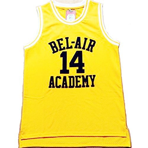 Fresh Prince Jersey 14 Will BEL-AIR Academy Golden Medium