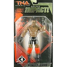  THE POPE inch DANGELO DINERO - DELUXE IMPACT 4 TNA JAKKS TOY WRESTLING ACTION FIGURE