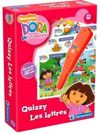 Clementoni - Jouet Premier Age - Quizzy Dora Les lettres