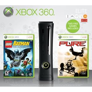 Xbox 360 Elite Winter 2009 Lego Batman Pure Bundle by Microsoft