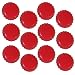 Red New Crown Bottle Caps For Crafts, Scrapbooking, Jewelry (50 Pc)