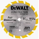Buy 2 Pack DeWalt DW9055 5-3 8 16T Carbide Saw Blade (Fast Woodcutting) by DEWALT&node=228013