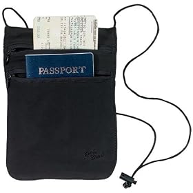 Eagle Creek Travel Gear Undercover Silk Neck Pouch,Black