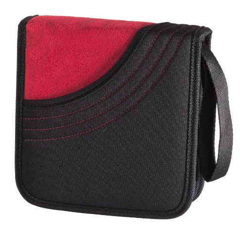 Hama CD Tasche Dynamic 32 schwarz/rot Preisvergleich
