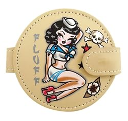 Retro Pinup Navy Sailor Girl Mini Compact Mirror