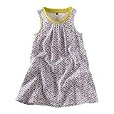 Tea Collection Baby-Girls Infant Waves Batik Trapeze Dress, Shadow, Medium