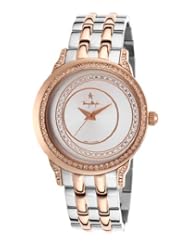 Womens Two-Tone Steel Silver-Tone Dial