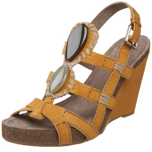 Apepazza Women's Ambra Slingback Sandal,Yellow,9.5 M US