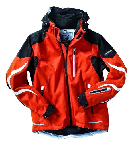 Northland Herren Jacke Freeski Combi, Orange/ Black/ White, XL