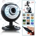 TeckNet USB Webcam Camera, 5 MegaPixel, 5G Lens, Built in Microphone & 6 LED