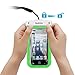 DandyCase Slim Waterproof Case for Apple iPhone 5S / 5 / 5C & Apple iPod Touch 5 (Will NOT fit Other Smartphones) - IPX8 Certified to 100 Feet [Retail Packaging (Neon Green)