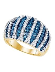 1.61CTW BLUE DIAMOND FASHION BAND