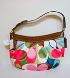 Coach Soho Pleated Scarf Print Hobo Bag 13796 Sv/mc