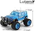 Lutema Cosmic Rocket 4CH Remote Control Truck, Blue