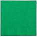 Creative Converting 13-9184-154 Emerald Green Color 2 Ply Beverage Napkin 50-Count Pack (Case of 12)