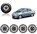 Auto Pearl-Premium Quality Car Full Black Wheel Cover Caps Black 14 inches Press Type Fitting For - Honda City Zx RS.1499.00